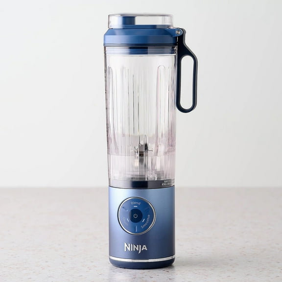 Restored Ninja BC251NV Blast Max Personal Cordless Blender for Smoothies, Blend, Ice Crush, 22 oz. Twist & Go Vessel, Navy (Refurbished)