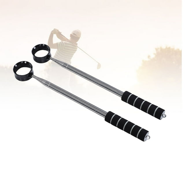 Telescopic Club Ball Retriever, Stainless Steel Golf Ball Picker with Anti Slip Handle and Lightweight Design, Golf Ball Retriever for Easy Retrieval on Golf Course
