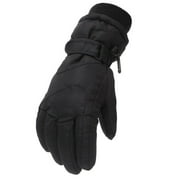 Clearance under $10 Toddler Snow Gloves Kids Ski Winter Gloves Waterproof Windproof Children Warm Gloves Black