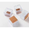 thumbnail image 1 of Sailing 4 Uds. Tapas de silicona para patas de sillas, protectores de suelo cuadrados, cubiertas para pies de mesa y muebles, almohadillas de fieltro para evitar arañazos, protector de suelo de mader, 1 of 5