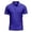 Blue, variant on Adult Men Polo T Shirts Short Sleeve Button Tees Shirt Lightweight Red T Shirts for Man