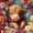 Brown Teal, variant on Erosebridal Farm Cute Pattern Zipper Twin Comforter Sets with Fitted Sheet and 2 Pillowcases,Wild Flower Highland Cow Print Zipper Bedding Set,Brown Teal,Reversible