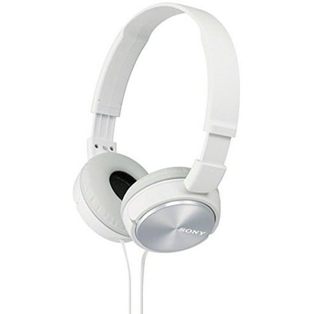 Logitech Sony Headphone - sony MDRZX310-WQ Foldable Headphones - Metallic White