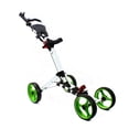 thumbnail image 3 of TOOL1SHOoo Foldable 4 Removable Wheel Golf Trolley Pushcart Golf Exercising Folding Push Pull Golf CART Foot Brake with Built-in Umbrella Holder, 3 of 21