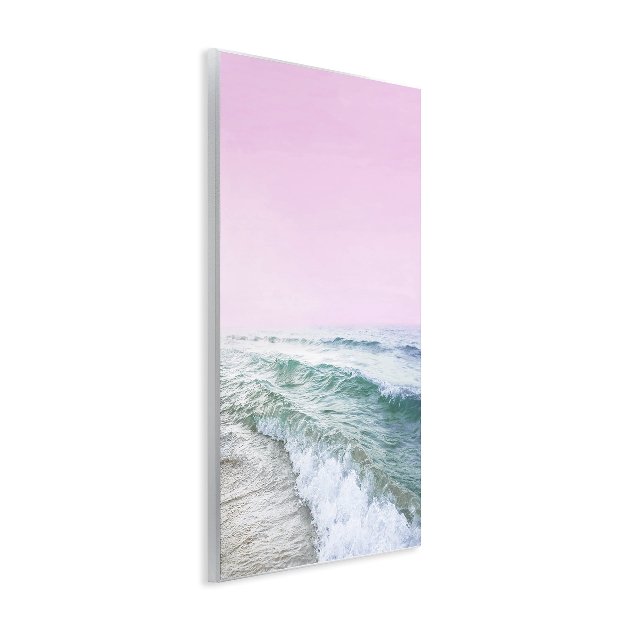 Stupell Industries Pink Winter Sea Coastal Photography Unframed Art Print Wall Art, 13 x 19