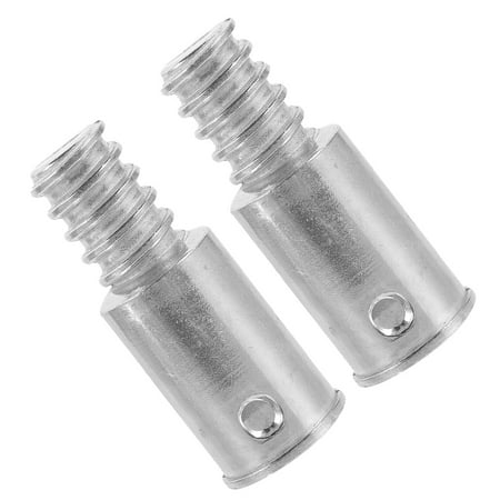 

2pcs Threaded Tip Replacement Broom Handle Threaded Tip End For Extension Pole