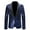 Navy, variant on UVEASISHA Mens Floral Suit Jacket Slim Fit Party Performance Costumes Fashion Hot Stamping Stylish Tuxedo Single Breasted Lapel Two Button Blazer Jackets Big Deal Days,Green,M