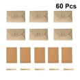 thumbnail image 5 of 1 Set of Kraft Paper Envelope Vintage Handmade Envelope DIY Invitation Size L Light Brown, 5 of 5