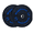 Black + blue dots, variant on Rubber Bumper Plates 2 In,Weight Plates With Steel Hub For Home Gym,Pair (2x10 Lb,2x15 Lb,2x25 Lb,2x35 Lb,2x45 Lb)