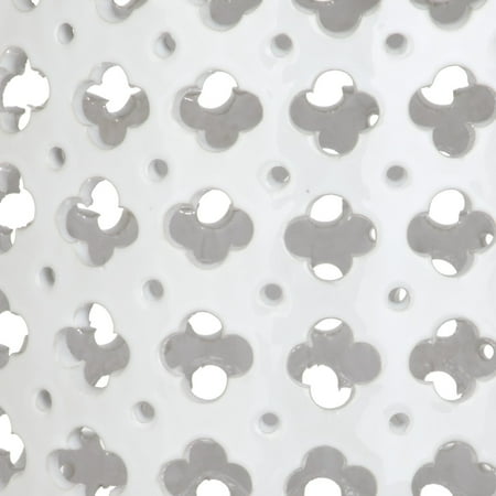 Safavieh Lacey Trellis Backless Indoor/Outdoor Patio Stool, White