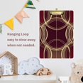 thumbnail image 4 of FORMRS Acrylic Clipboard with Low Profile Clip Standard A4 Letter Size, 12.5" x 9", Gold Abstract Pattern, 4 of 8