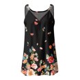 thumbnail image 4 of ibuvkizy Womens Tank Tops Tube Tops for Women,Casual Printing Women's T-Shirt V-Neck Fashion Sleeveless Tops Sling Blouse,Gifts for Women, 4 of 6