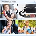 thumbnail image 5 of 2 Car Seat Belt Covers S Size 6.5*6.5 Inches Car Seat Belt Shoulder Pad Backpack Shoulder Pad Stroller Belt Cover Cool Rose, 5 of 8
