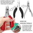 Nail Clippers, Precision Toenail Clippers for Thick or Ingrown Toenails Thick Nails（Red