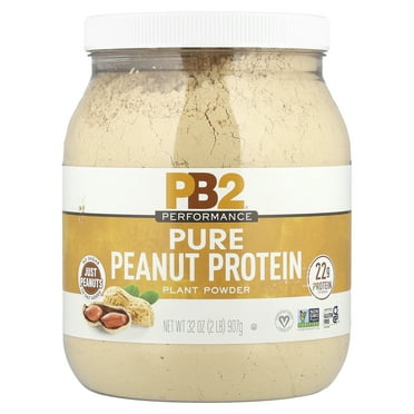 PB2 Foods Pure Peanut Protein Plant Powder, 2 lb ( 907 g)