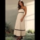 thumbnail image 4 of Vestido Fluido de Verano 2025 para Mujer, Informal, Sin Mangas, con Tirantes Finos y Volantes, para Playa, Color Albaricoque S, 4 of 6