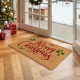 thumbnail image 5 of Dmlowu Christmas Doormat - Dirt Proof Christmas Bathroom Rugs for Xmas Decor, 16x24" Non Slip Christmas Front Door Mat for Holiday Party Indoor Outdoor Christmas Decorations, 5 of 6