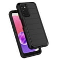 Tekcoo Galaxy A03s Case 3 In 1 Shockproof Armor Heavy Duty Rugged Bumper Black