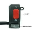 thumbnail image 2 of CENL Universal Motorcycle Switch Handlebar Fog Headlight Horn Start Switch ONOFF, 2 of 9