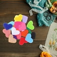 thumbnail image 3 of 20 parches termoadhesivos con forma de corazón, bordados, para ropa, mochilas, bolsos, insignias (colores aleatorios)., 3 of 6