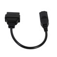 thumbnail image 4 of 3 Pin to OBD2 16 Pin Diagnostic Connector Cable, Works on Most Vehicles, ABS Plastic, Black, 30.5cm Length, 4 of 7