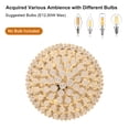 thumbnail image 6 of LiviNest Modern Crystal Chandelier for Living Room: 200+ K9 Crystals & 4-Tier Gold Design - 19.7" Wide Ceiling Light for Dining Room & Bedroom - 6 E12 Bulbs & Sturdy Metal Frame, 6 of 6