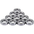 thumbnail image 4 of 10 Pcs 12mm x 24mm x 6mm Sealed Deep Groove Radial Ball Bearings 6901Z,10 Pcs x Deep Groove Ball Bearings,Silver, 4 of 8