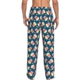 thumbnail image 7 of Salouo Popcorn With Glasses Print Pajama Pants for Men, Lounge Pants Elastic Waistband Casual Men's sleepwear Loungewear Sleep Pajama Pant -Large, 7 of 7