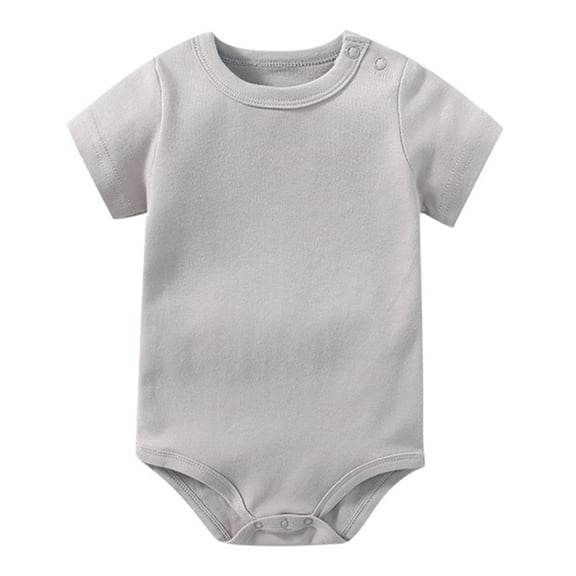 12-18 Months Toddler Summer Romper Baby Bodysuits Soft Short Sleeve