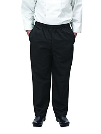 Unisex Chef Work Pants Baggy Trousers Slacks Restaurant Staff Uniform Accs 