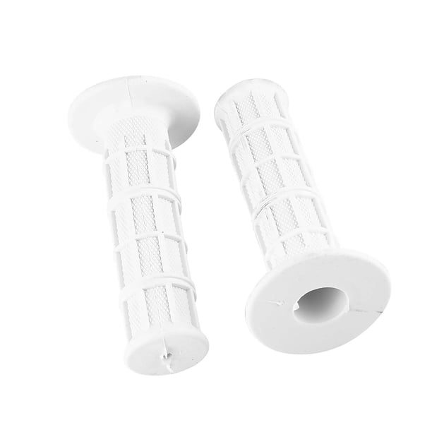 Montaño de Motocicletas, Agarres de Manejo de Silicio de 7/8 ", Agarres de de Bicicleta de Silicona, Agarres de Mano Cómodos Con Servperficie de Tira de Cuadrícules, Agarros