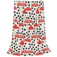 thumbnail image 2 of Bingfone Forest Mushrooms Print Flannel Fleece Blanket Throw Blanket For Bed,Sofa,Couch,Travel,Camping(50"X40"), 2 of 9