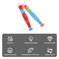 thumbnail image 2 of 2Pcs Orff Children's 6 Hole Wooden Clarinet Orff Music Instrument Toy Flute, 2 of 9