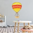 thumbnail image 1 of Home Wall Decal - 0 - Vibrant Hot Air Balloon Design Colourful Flying Shinning Hot Air Balloon - Proudly Hand Made Decal - Size: 18 In(W) x 30 In(H), 1 of 5