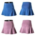 thumbnail image 3 of ZhongHan Women's High Waist Sports Skirt Pants Yoga Fitness Tennis Skirt Lined With Anti-light Running Short Skirt, 3 of 7
