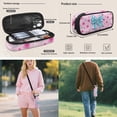thumbnail image 7 of Aplkyhs Pink Soccer Bow School Backpack Set of 4 with Lunch Bag Pen Bag Set Bottle Sleeve for Girls Boys Multifunctional Pencil Case Suitable for Elementary Middle School High, 7 of 7