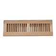thumbnail image 3 of Fits 15" Baseboard Space, Wooden Corner Baseboard Register by Handua, Return Air Grille, External Length Decorative Air Supply Vent Cover, Pre-Finished Natural Red Oak [Face] Wood Air Diffuser, 3 of 9