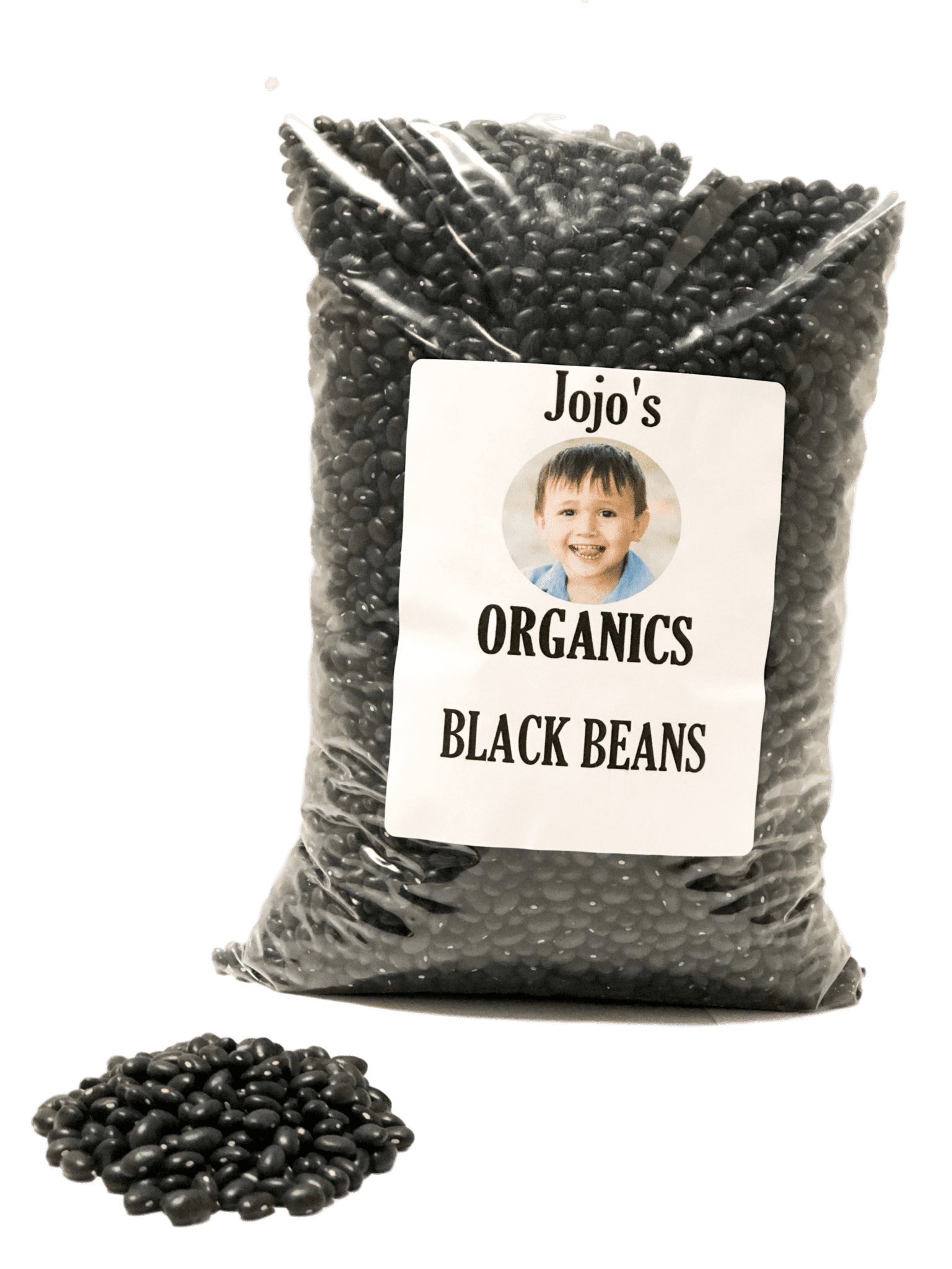 Jojo's Organics Black Beans 5 lbs NonGmo Bulk Legumes High Protein