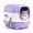 Purple, variant on Extra Large Enclosed Cat Litter Box With Scoop And Activated Carbon Filter, Odor Control, Splash-Proof For Indoor Kittens And Adult Cats, Purple