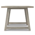 thumbnail image 3 of Simpli Home Whitley 72 inch Wide Solid Mango Farmhouse Dining Table in White Wash, 3 of 10