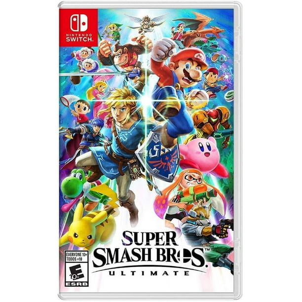 Nintendo Switch Lite with Super Smash Bros. Ultimate Bundle in top Turquoise