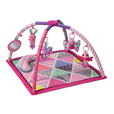 Infantino Lil' Gems Twist and Fold Activity Gym and Play Mat