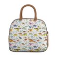 thumbnail image 2 of Womens Colorful Dinosaurs Realistic Pattern Lunch Box for Work,Insulated Lunch Bag for Women,Loncheras Para Mujer,Leakproof Adult Lunch Bag for Work,Beach,Travel,Picnic,Camping, 2 of 7