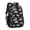 Black Cartoon Dinosaurs, variant on Dinosaur and Pineapple White Pattern Cute School Backpack Bag with Padded Back and Adjustable Shoulder Straps 16.9 X 12.6 X 5.9 Inches