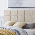 thumbnail image 4 of Noble House Tête de Lit Rembourrée Marlene Full Queen en Beige, 4 of 14
