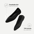 thumbnail image 4 of DREAM PAIRS Women's Pointed Toe Knit Ballet Flats Comfortable Foldable Slip-On Shoes Lightweight Travel-Friendly Walking Flats, 4 of 7