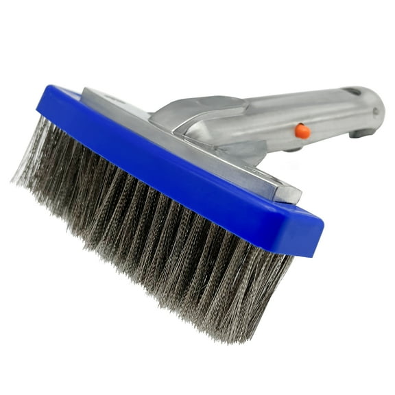Poolzilla Small Hard Bristle Brush For Gunite and Concrete Pools, Not For Vinyl Use, Clean Walls and Tiles