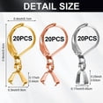 thumbnail image 2 of 60Pcs Stainless Steel French Earring Hooks Leverback Ear Wires Pendant Clasp for DIY Jewelry Making, 2 of 7