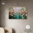 thumbnail image 5 of Picturesque Colors Canvas Colorful Floral Art by Art Remedy, Gold Frame, 45 x 30, 5 of 7