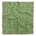 thumbnail image 1 of Bimba Bandanas pour Tête Imprimés en Pure Soie Vert Rouge Baies et Feuilles Foulard d'Été pour Cou 40 x 40 Pouces, 1 of 6